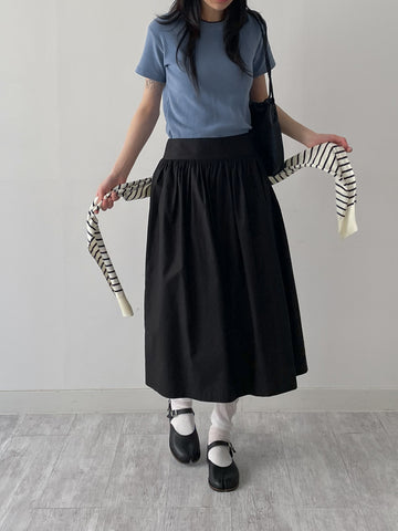 Alo Cotton Flare Skirt